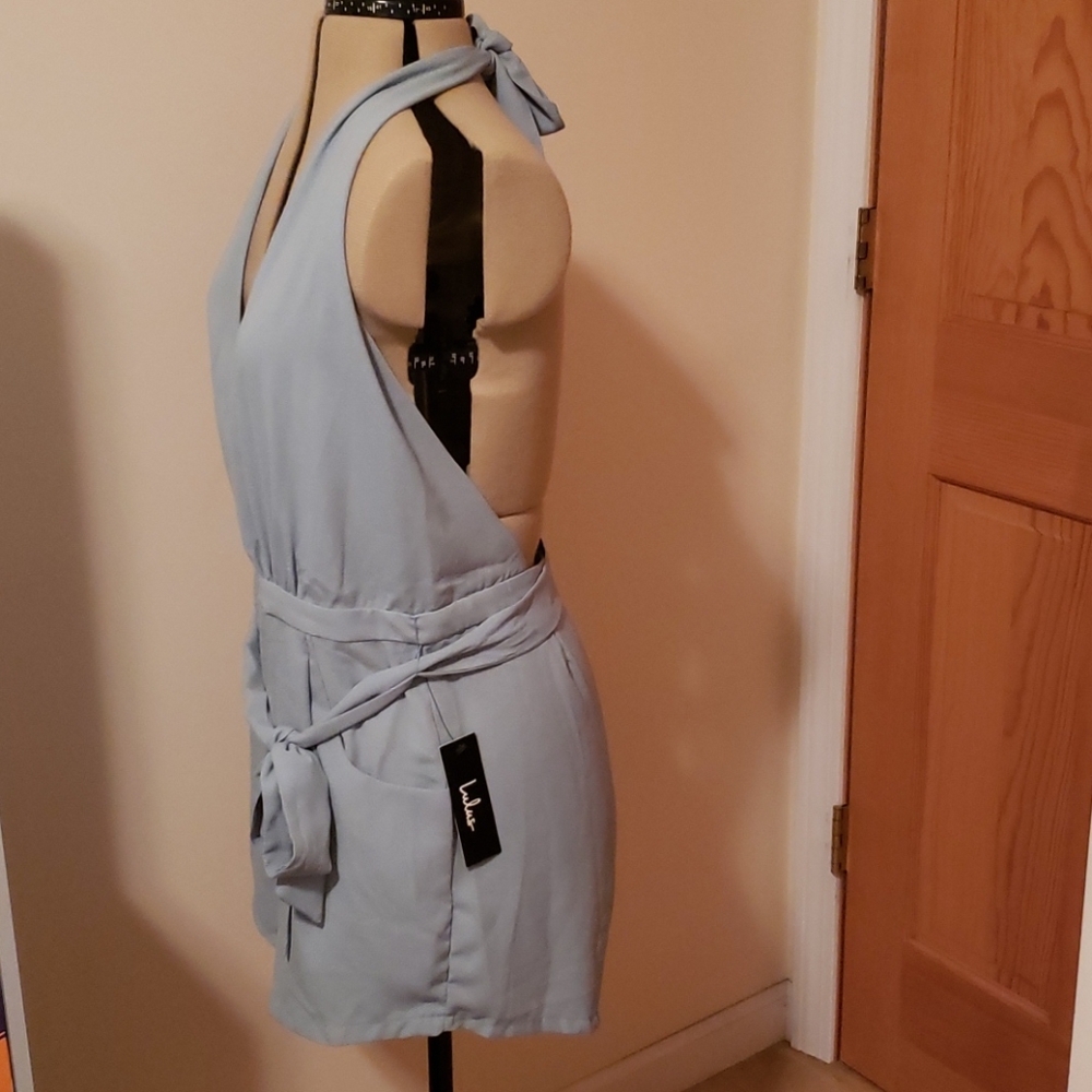 Lulu's XL Sage Halter Romper NWT - Picture 9 of 14